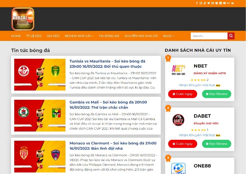 Tổng hợp những trang địa chỉ xem live bóng đá chất lượng tại nhacaiuytin surf