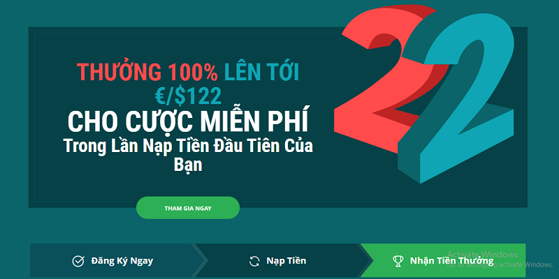 22Bet - Đẳng cấp nhà cái cá cược của game thủ Việt