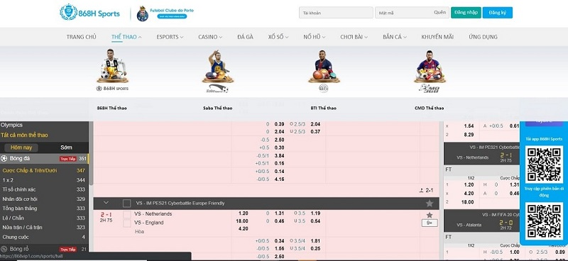 868H – Đẳng cấp giải trí trực tuyến chuẩn quốc tế