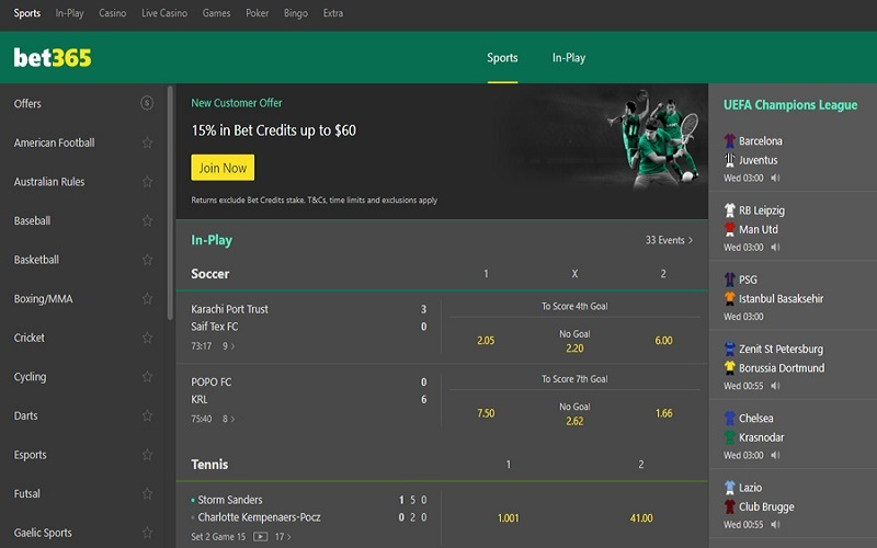 BET365 – Sàn cá cược đỉnh cao hàng đầu châu Âu