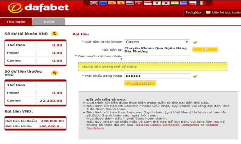 Dafabet - Thương hiệu nhà cái mang lại sự vương giả