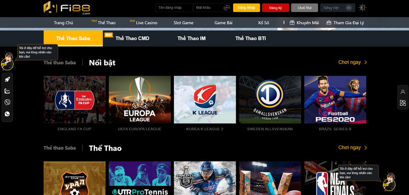 FI88 - Sân chơi cá cược thể thao, lô đề trực tuyến hàng đầu