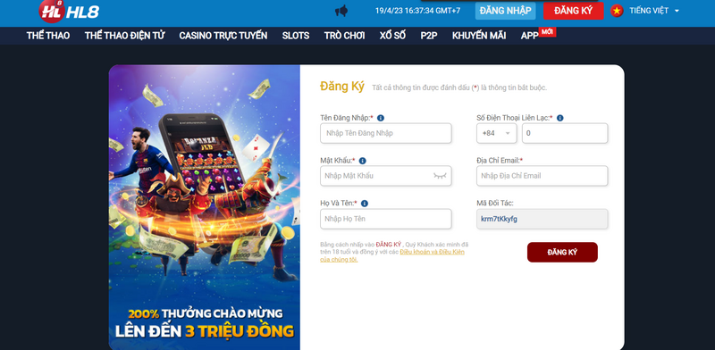 HL8 - Sân chơi đẳng cấp đáng để bạn đầu tư tiền cược
