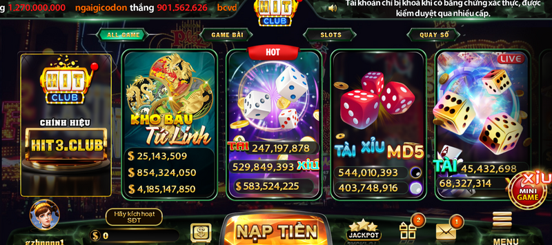 Hit Club - Thiên đường giải trí xanh chín mới nhất 2023
