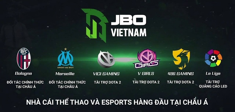 JBO – Top nhà cái uy tín, Sân chơi giải trí Esport tiên phong tại Việt Nam
