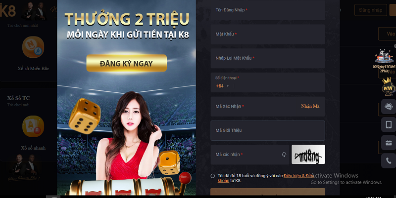 K8 - Thương hiệu nhà hợp pháp đáng tin cậy