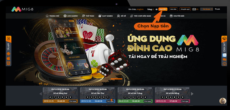 MIG8 - Nhà cái cá cược uy tín và đẳng cấp hàng đầu thế giới
