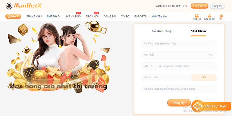 ManbetX – Sòng bài giàu tiềm lực và uy tín số 1 thị trường