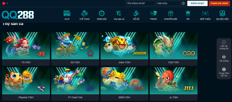 QQ288 – Sân chơi cá cược đẳng cấp chuẩn quốc tế