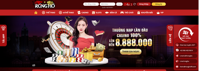 RỒNG HỔ - Siêu phẩm nhà cái cá cược hàng đầu 2023