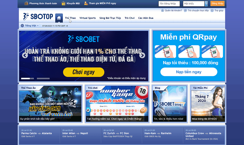 Sbobet - Sự bùng nổ của game cá cược online