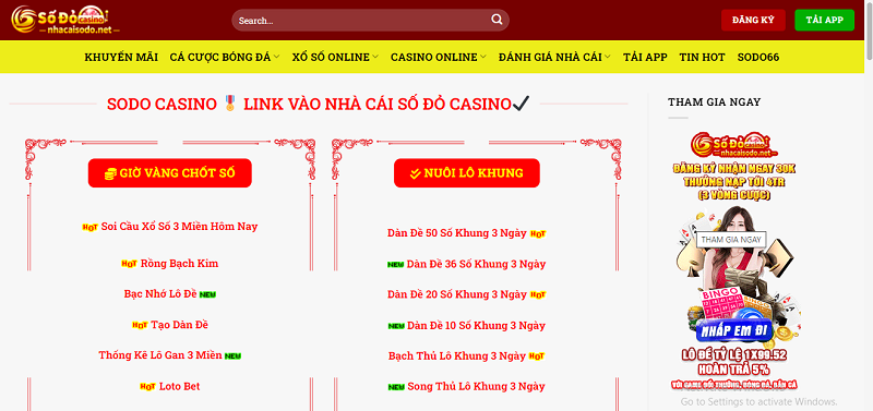 Sodo - Đánh giá nhà cái lô đề uy tín nhất thị trường