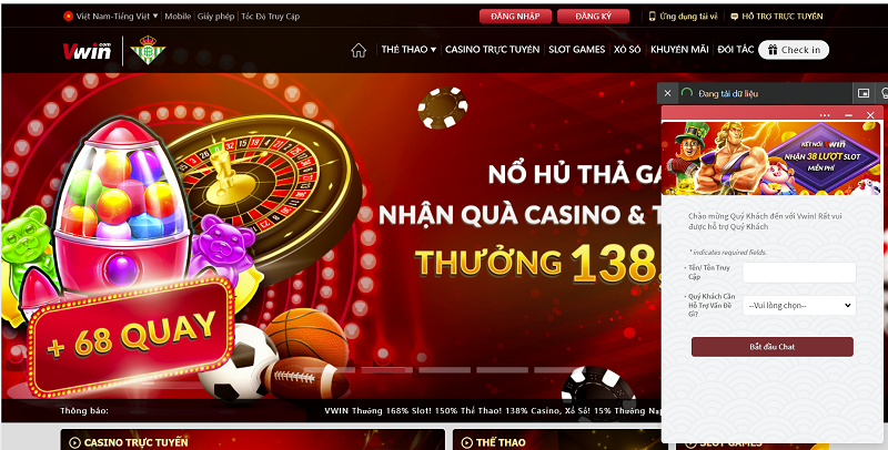 VWIN - Trang cá cược chất lượng tốt nhất Việt Nam